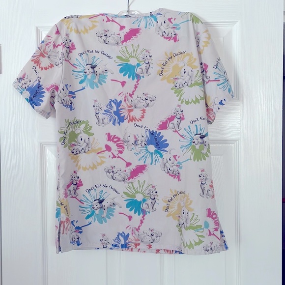 Disney 101 Dalmatians Scrub Shirt Size S - Picture 3 of 4